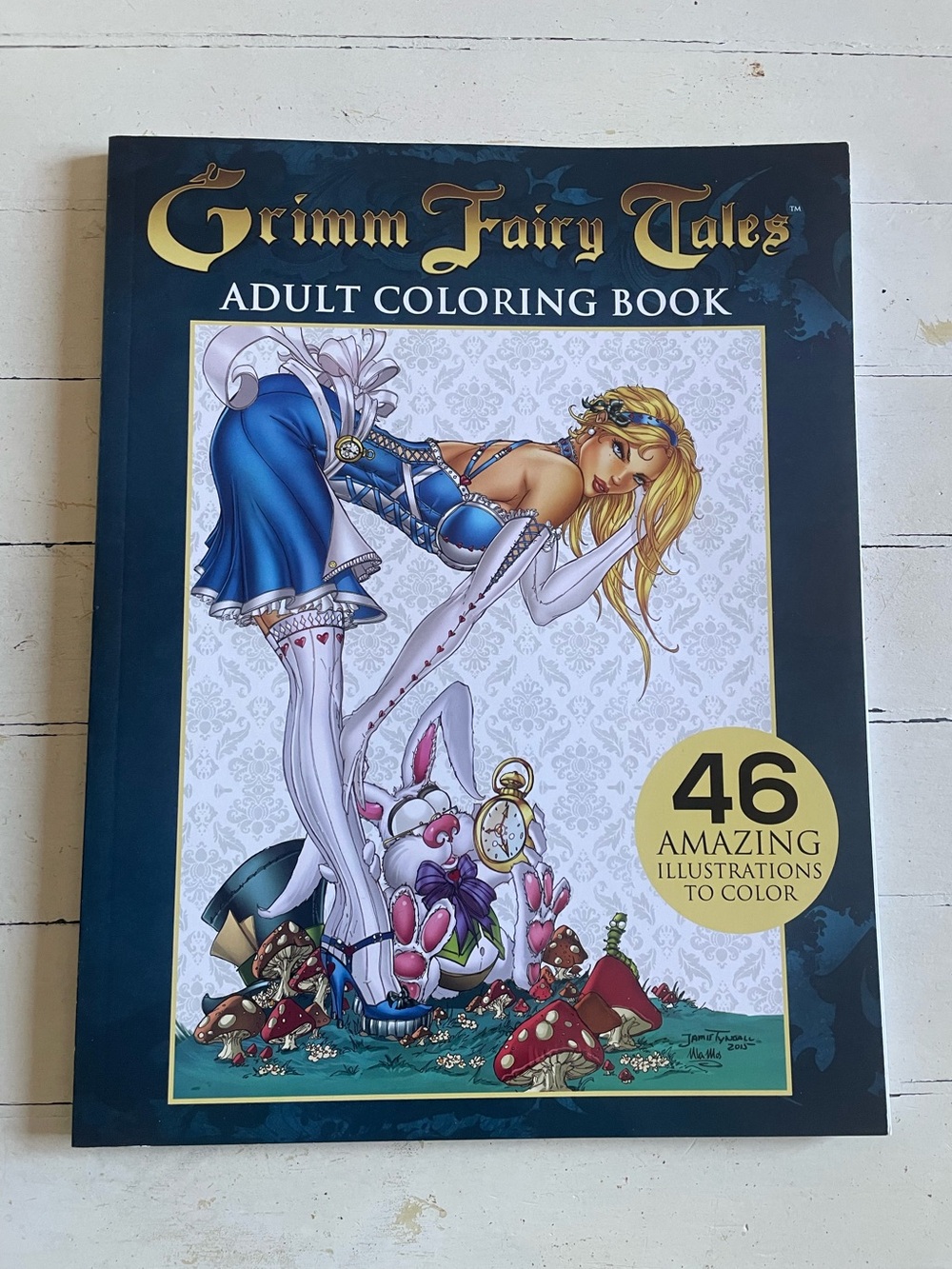 Grimm Fairy Tales Adult Coloring Book